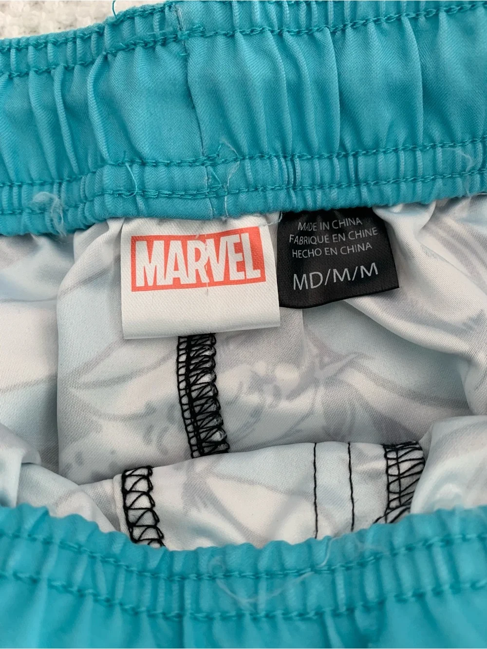 Marvel Comics Board Shorts Swim Suit Size Medium